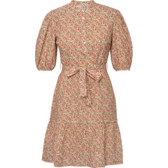 Kate Short Sleeve Dress - Rose/Red