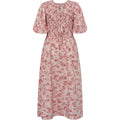 Tabita Dress - Rose/White