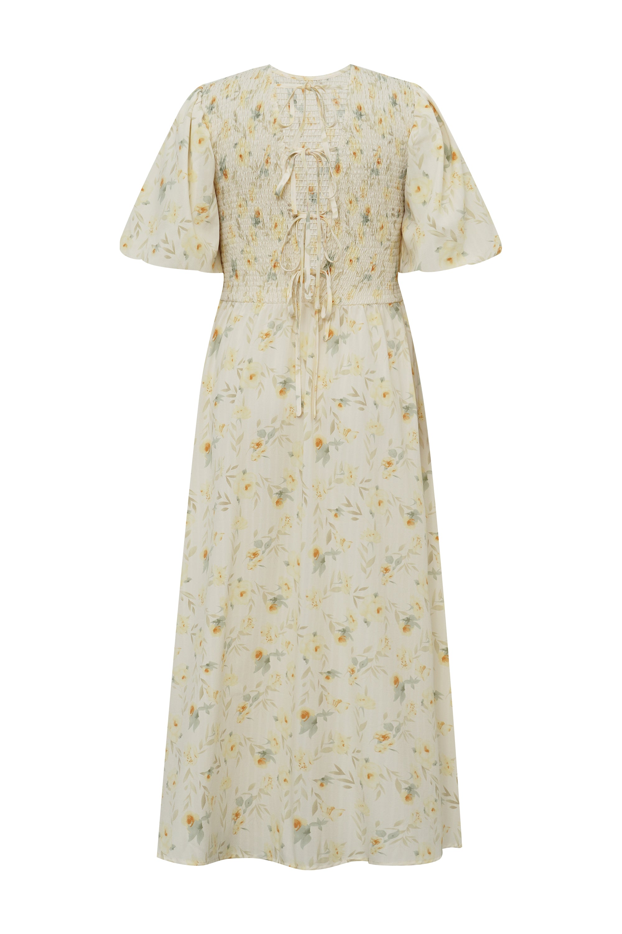Tabita Dress - Sand/Yellow
