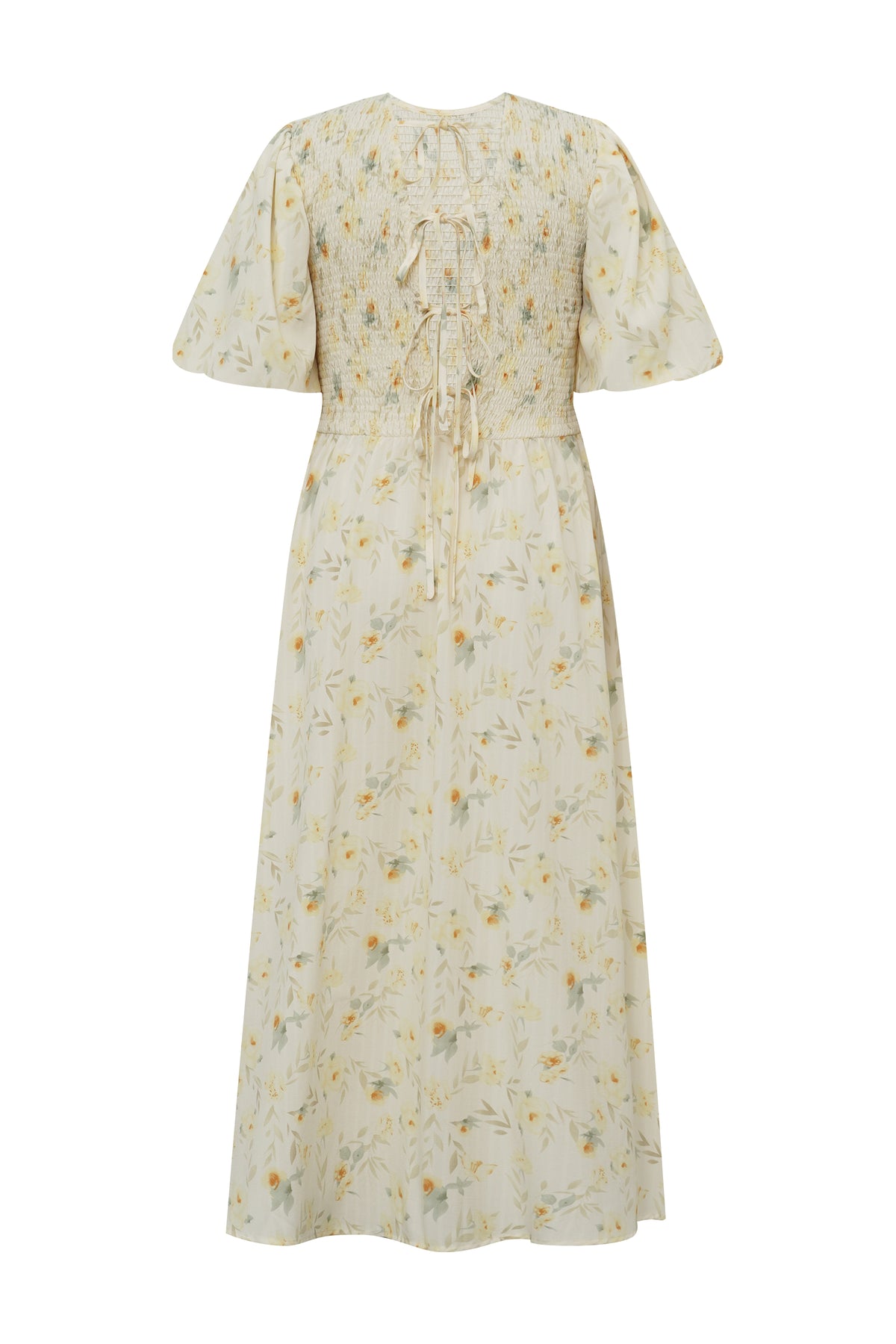 Tabita Dress - Sand/Yellow