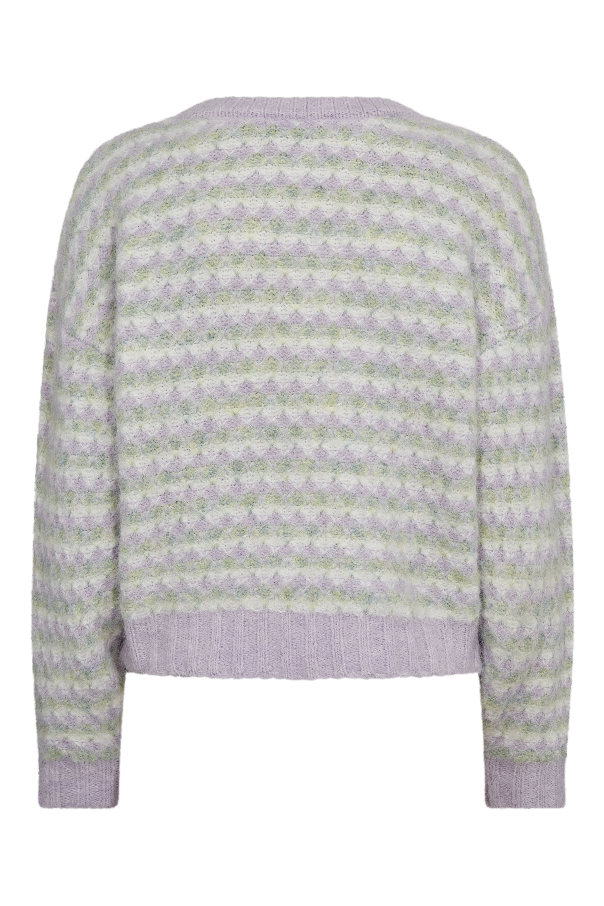Sassi Knit Pullover - Green/Purple