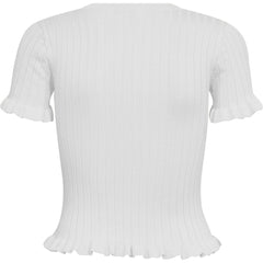 Fabi Knit Top - White