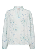 Grete Blouse - Blue/White