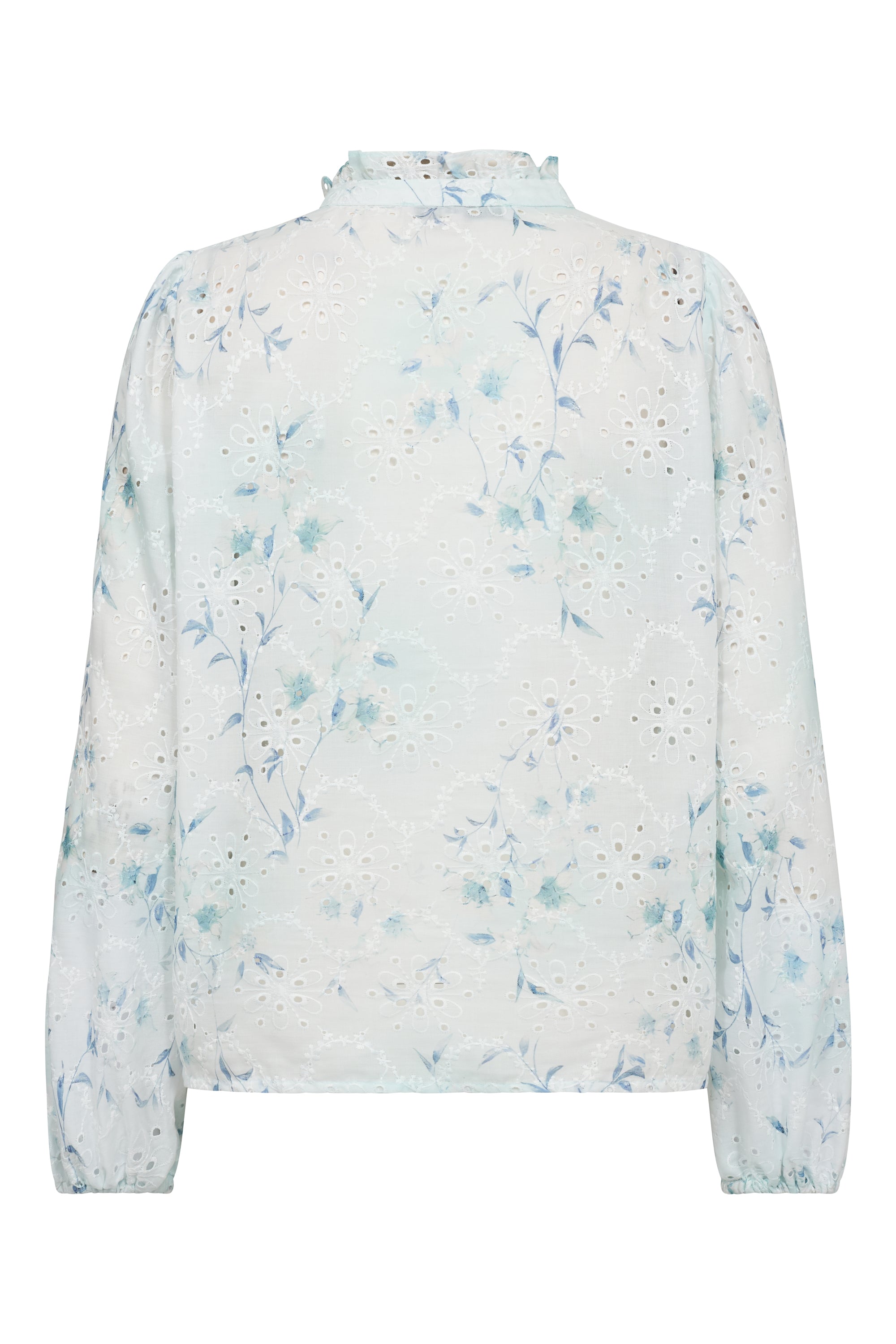 Grete Blouse - Blue/White