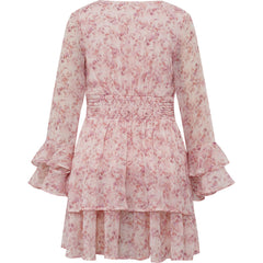 Florella Short Dress - Rose/Pink