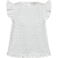 Aida Top - White/Black Dot