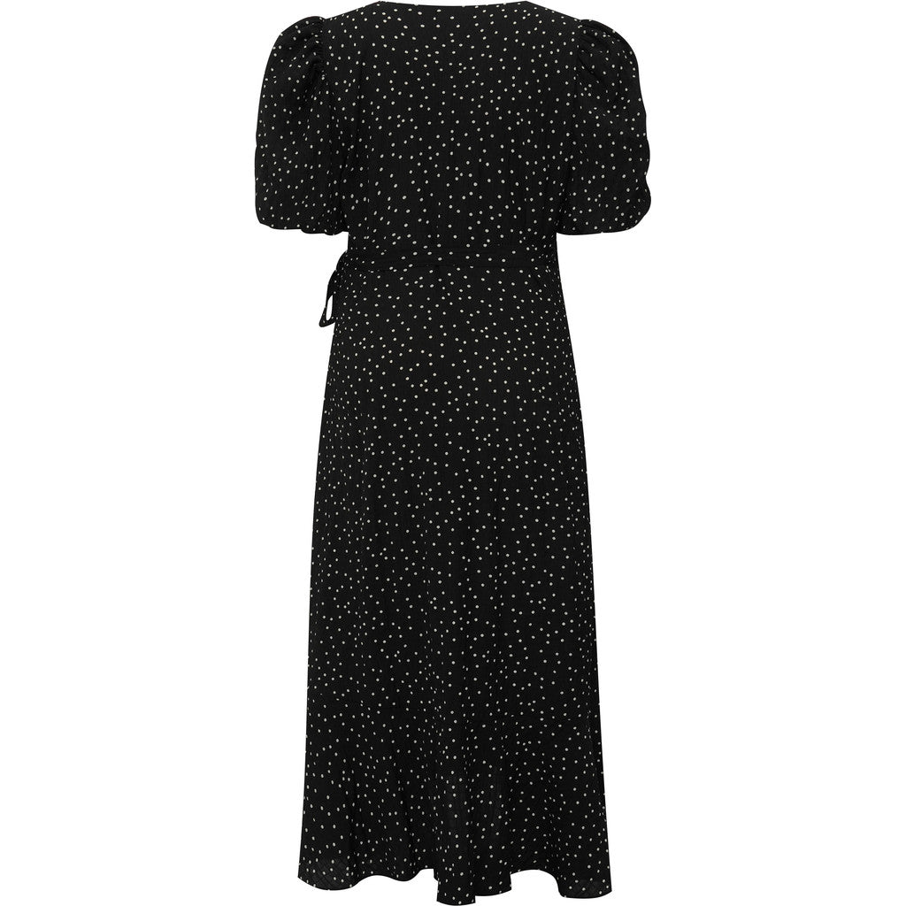 Sinda Dot Dress - Black/White