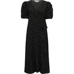 Sinda Dot Dress - Black/White