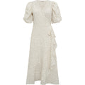 Sinda Dot Dress - Cream/Brown