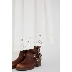Abby Maxi Skirt - White