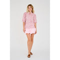 Tiffany Short Sleeve Shirt - Rose/Pink