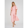 Tabita Dress - Rose/White