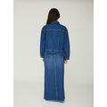 Sean Denim Long Skirt -  Denim Blue