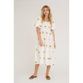 Cheri Fruit Dress - White/Yellow