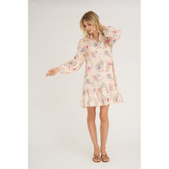 Grete Dress - Sand/Dusty Green