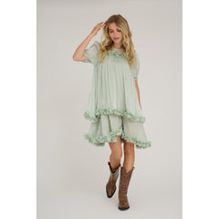 Daisi Dress - Dusty Mint