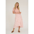 Peony Wrap Skirt - Rose/Pink