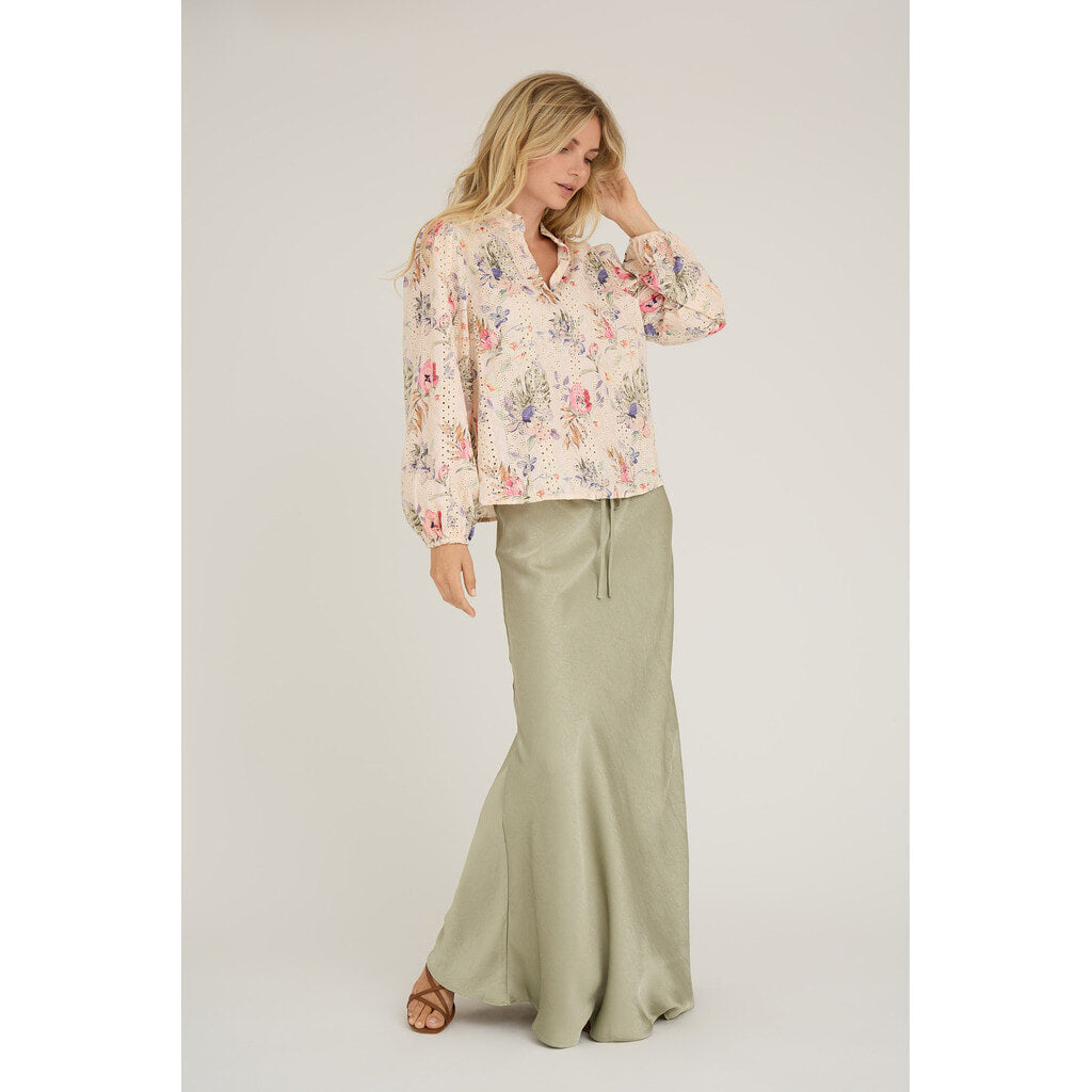 Emily Skirt - Dusty Green