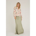 Grete Blouse - Sand/Dusty Green