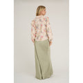 Grete Blouse - Sand/Dusty Green