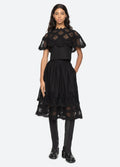 Drea Embroidery Top - Black