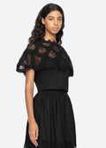 Drea Embroidery Top - Black