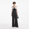 Rhinestone Jeans - Black