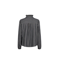Biles Stripe Blouse - Salute Navy