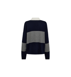 Wylie Tani Bold Stripe Knit - Maritime Blue