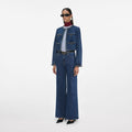 Denim Braided Jacket - Blue