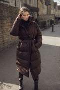 Dakota Down Coat - Dark Brown