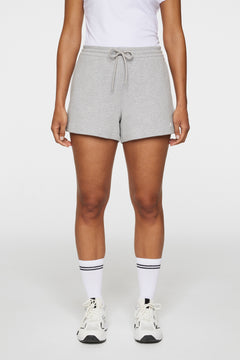 Mikki Sweatshirt Shorts - Light Grey Melange