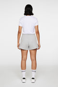 Mikki Sweatshirt Shorts - Light Grey Melange