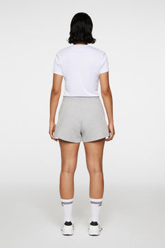 Mikki Sweatshirt Shorts - Light Grey Melange
