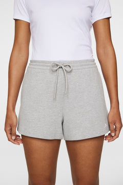 Mikki Sweatshirt Shorts - Light Grey Melange