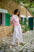 Alanis Blouse - Creamy Blush Stripe