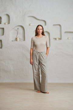 Alba Lyocell Rib - Beige