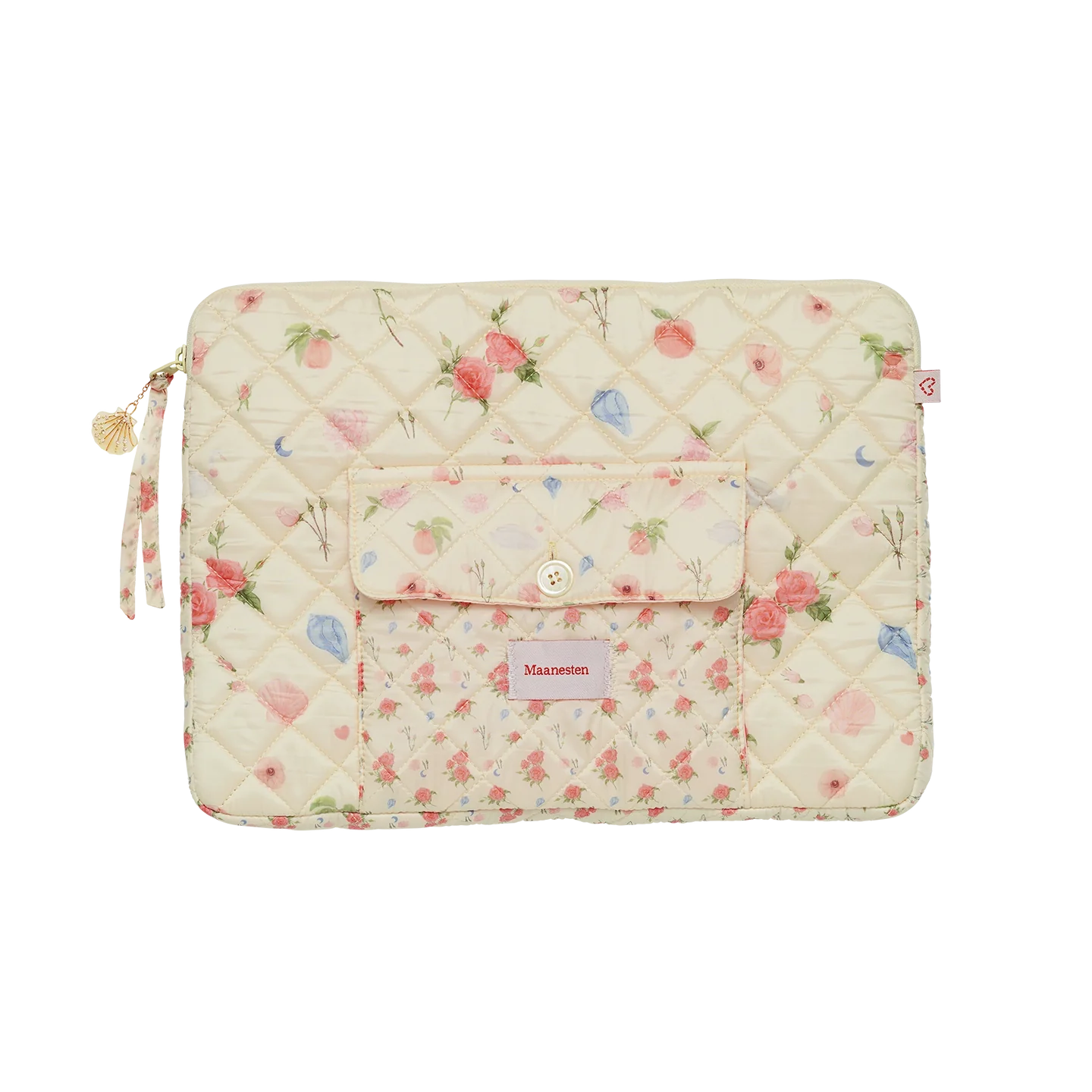 Alesea Computer Sleeve - Roses And Shells – VILLOID