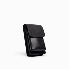 Alex - Black Grained Leather