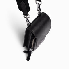 Alex - Black Grained Leather