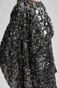 Alexandra Baloon Sleeve Sequin Mini Dress - Smoke