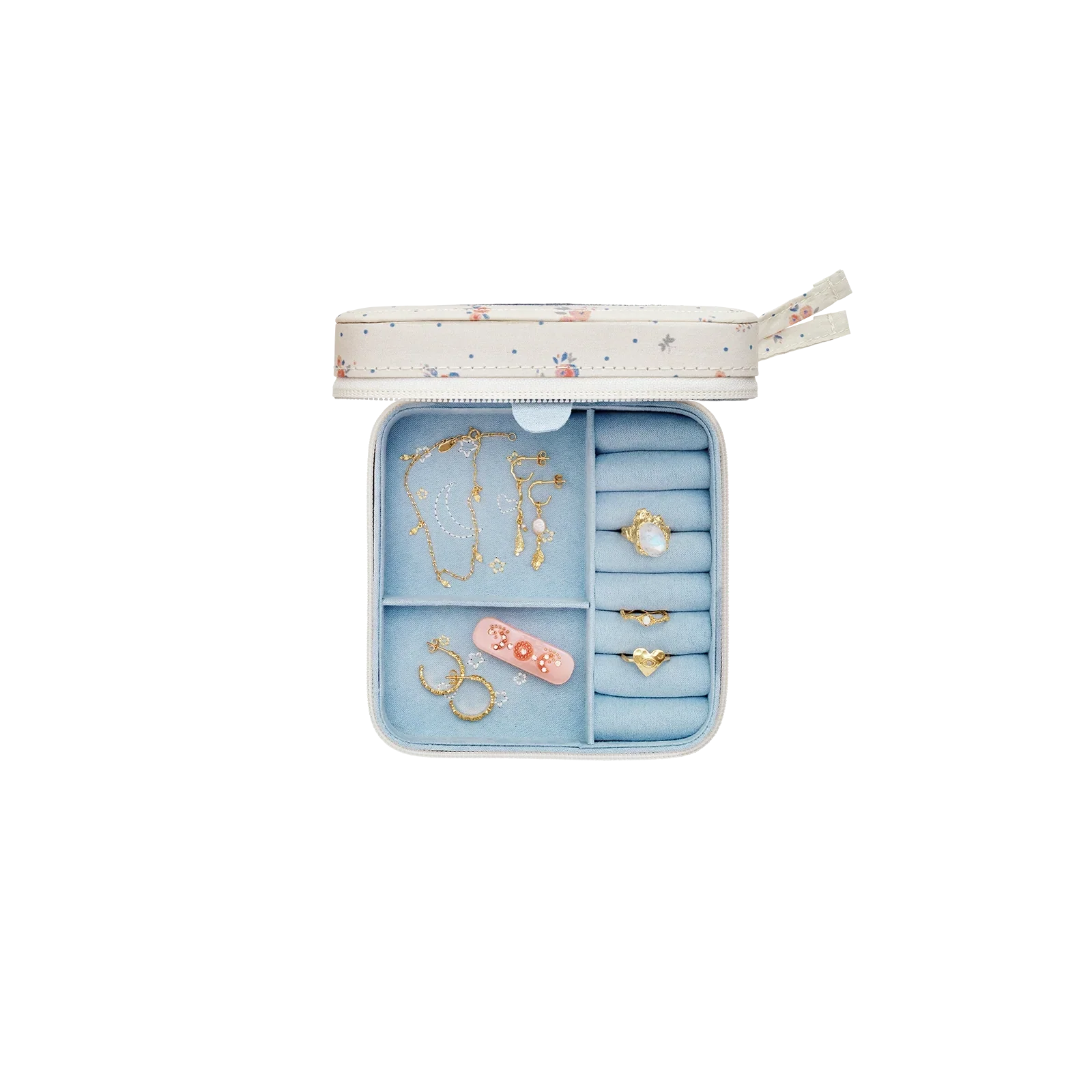 Amelia Jewelry Box - Sky Blue