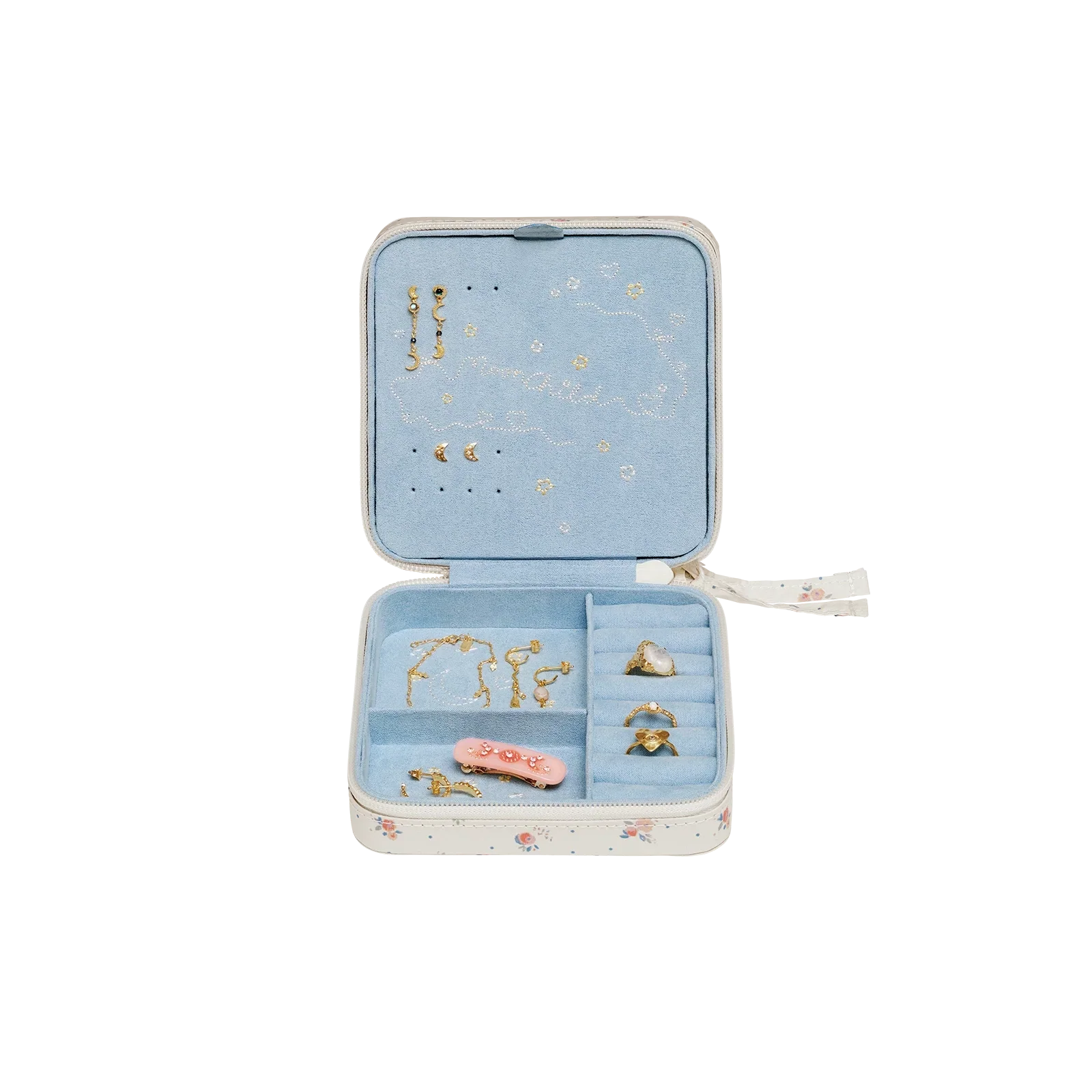 Amelia Jewelry Box - Sky Blue