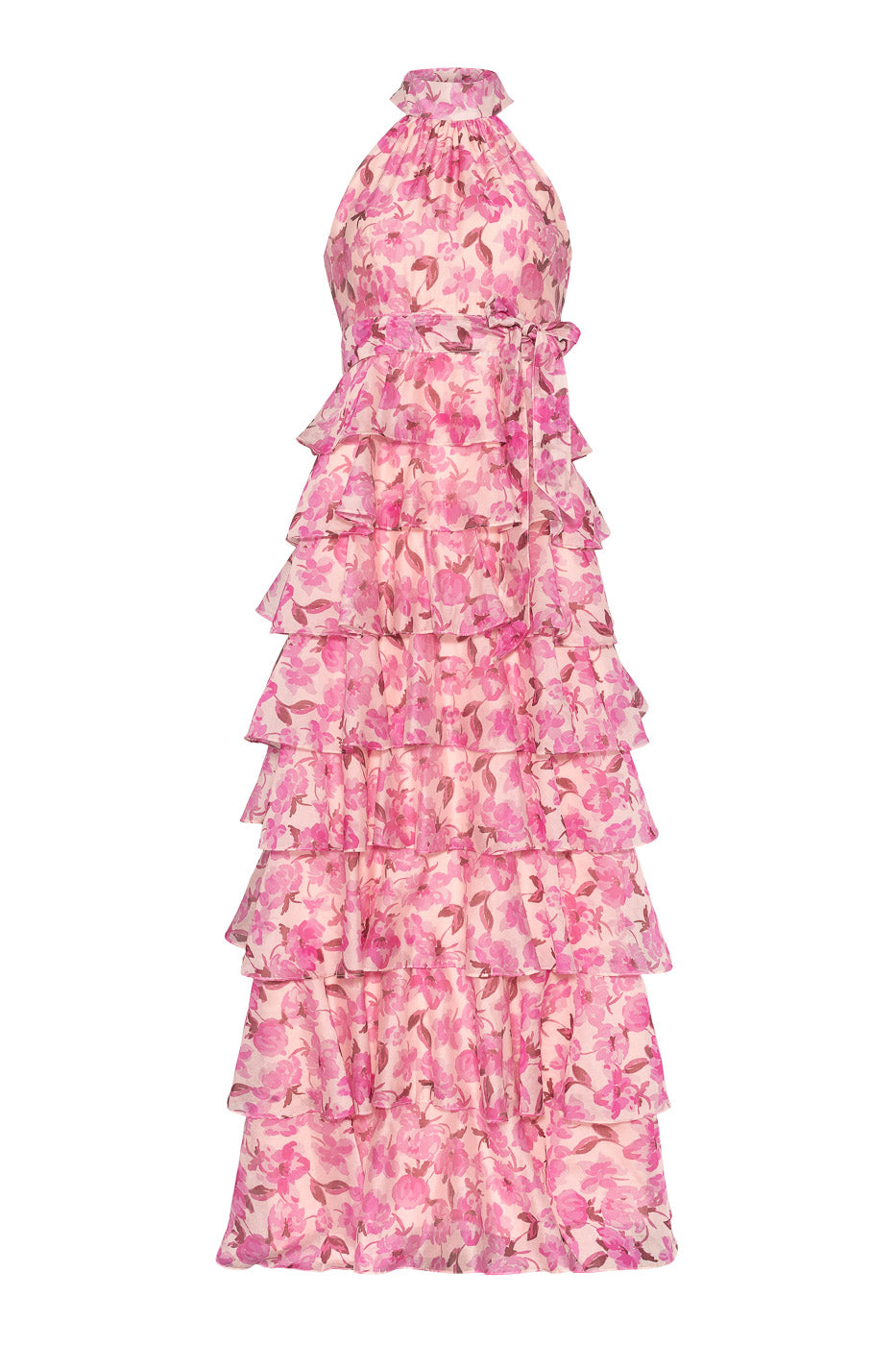 Angel Maxi Dress - Pink Tulip