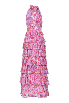 Angel Maxi Dress (Halterneck) - Lilac Dreams