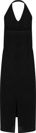 Anouk Woven Halterneck Dress - Black