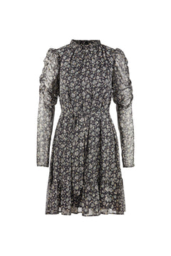 Ariel Dress - Green Amber Print