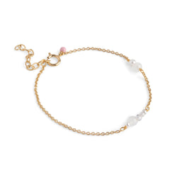 Sofia Bracelet - White And Pearls