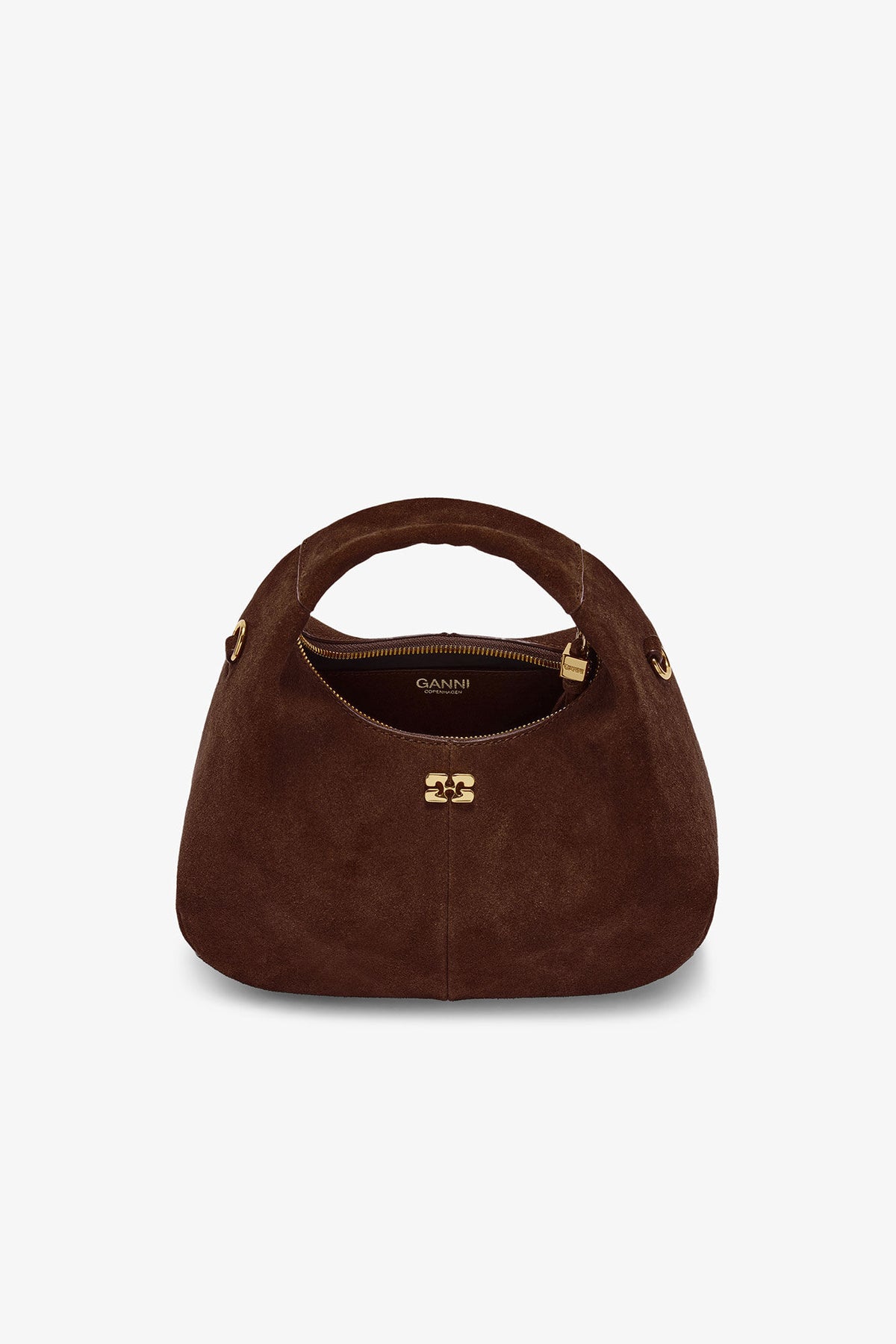 Hobo Mini Recycled Suede Pelinova - Chicory Coffee