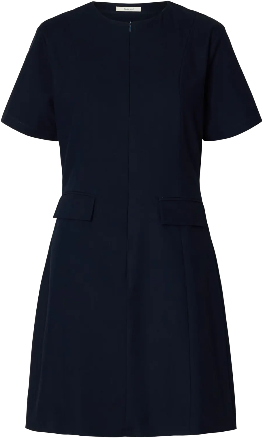 Tora Slim Ss Short Dress B - Dark Sapphire
